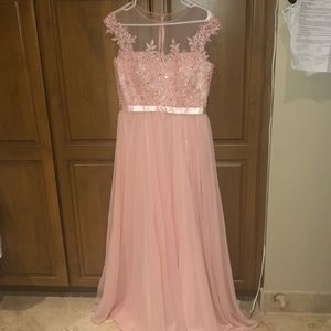 Custom Made Soft Pink Dress